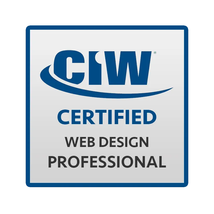 CIW Certified Web Design Professional Badge