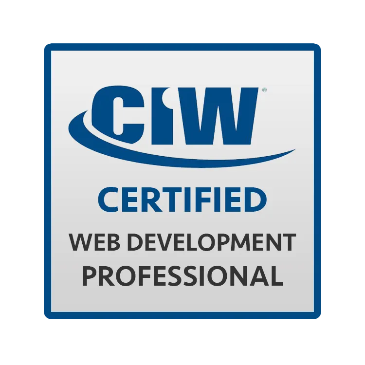 CIW Certified Web Development Professional Badge