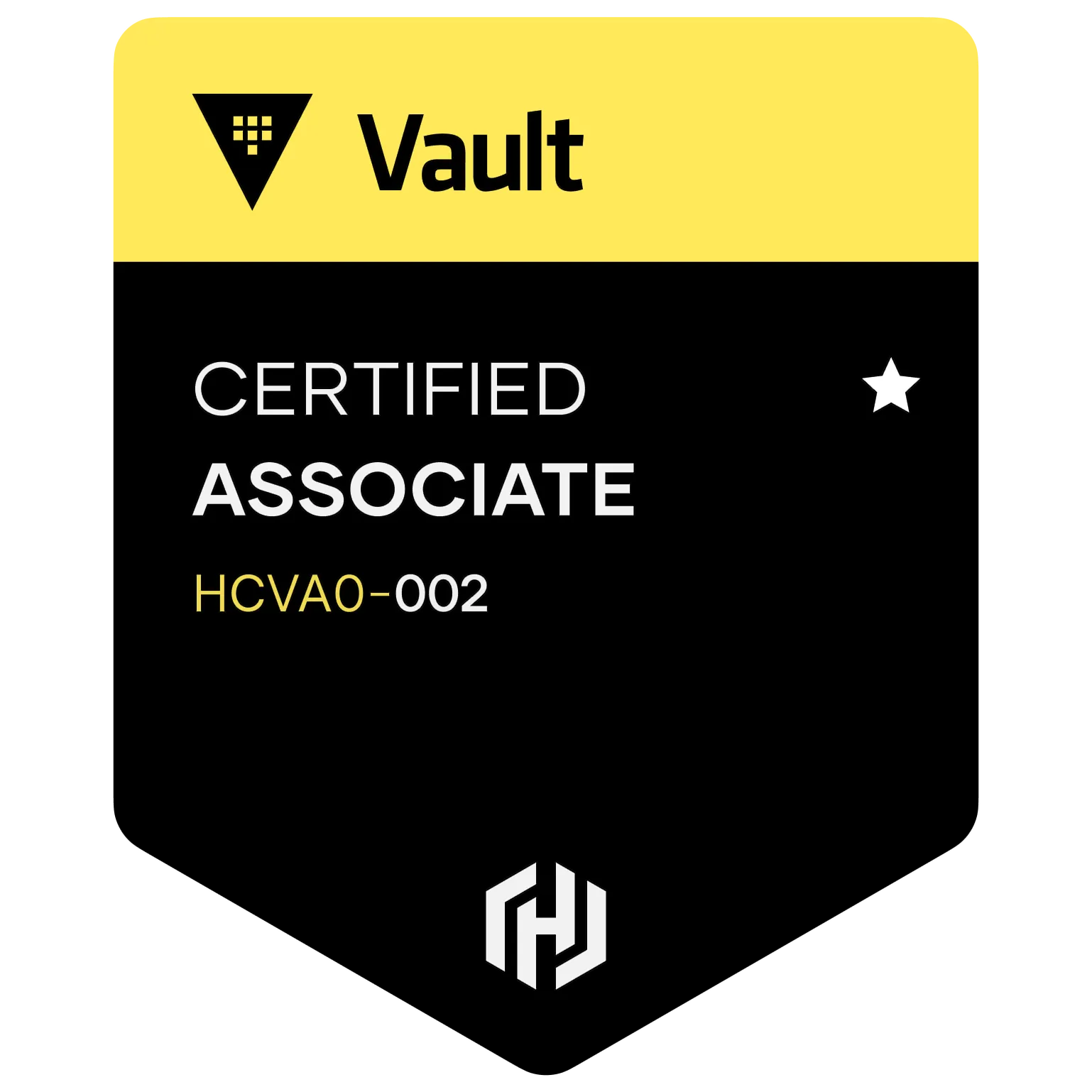 AHashiCorp Certified: Vault Associate Badge